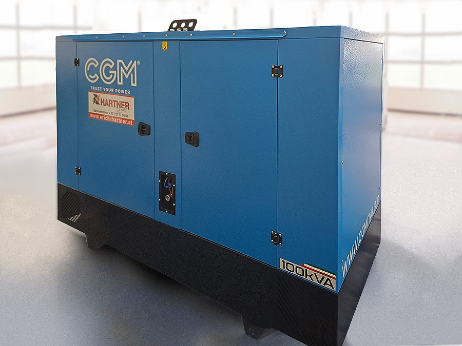 100 kVA Aggregat von Hartner Pettenbach Österreich
