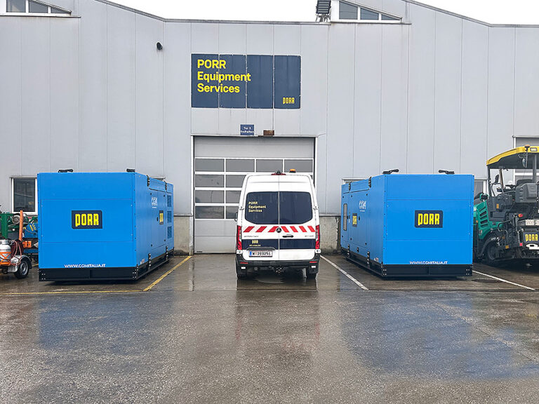 PORR bekommt 2x 750 kVA von Hartner