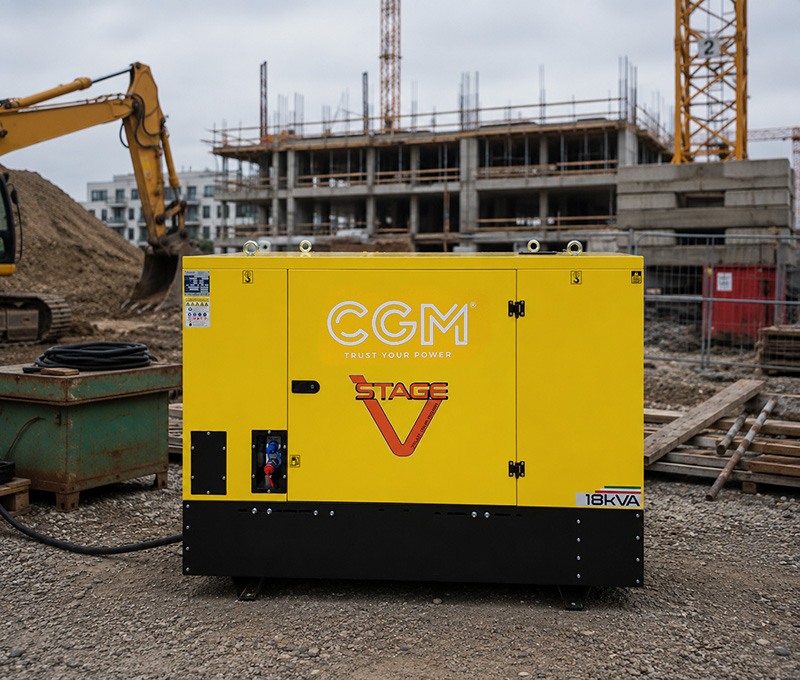 18 kVA für den Baustelleneinsatz